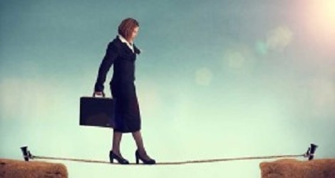 An effective leader walks a tightrope