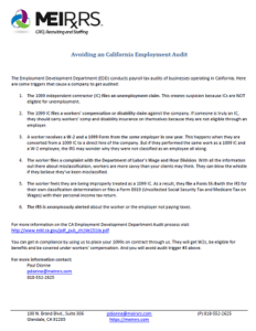 Download the list of Employment Development Department trigger