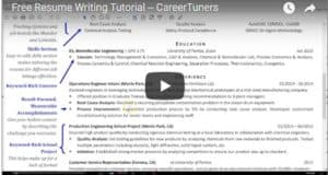 Video tips on writing a resume for pharma