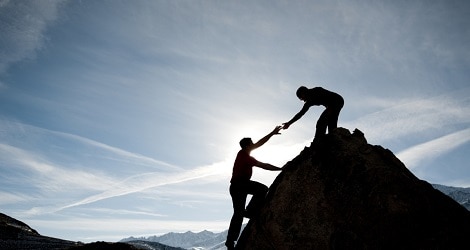 Successful people help others get to the top